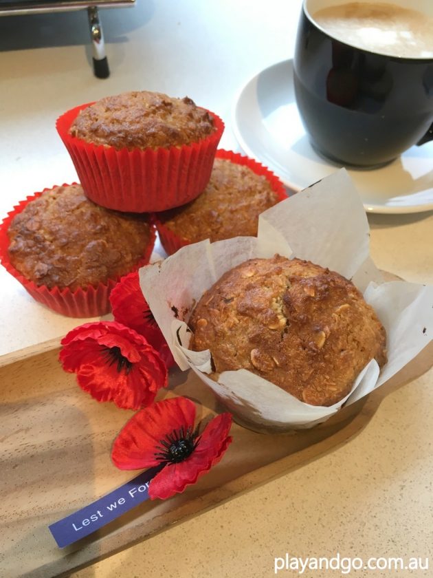 anzac apple cinnamon muffins recipe