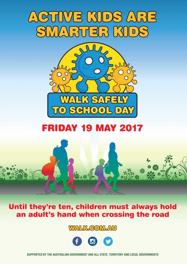 National Walk Safely to School Day | 19 May 2017 - What's on for