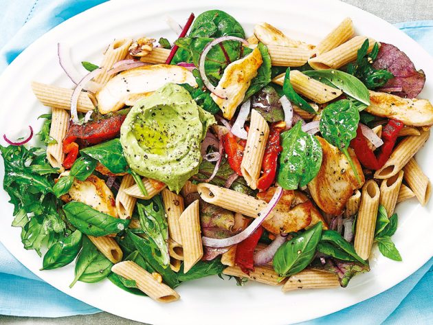 aussie farmers-chicken-and-avocado-pesto-pasta