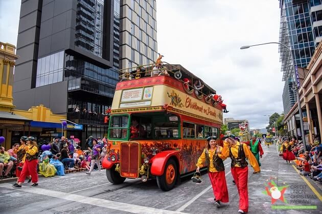 PCU christmas pageant bus