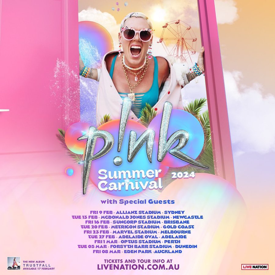 P!NK's Summer Carnival 2024 Australian Tour Adelaide 27 Feb 2024