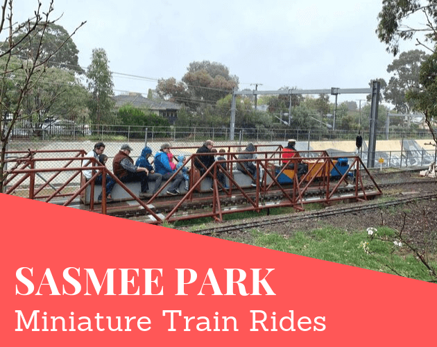 SASMEE Park Adelaide miniature train rides