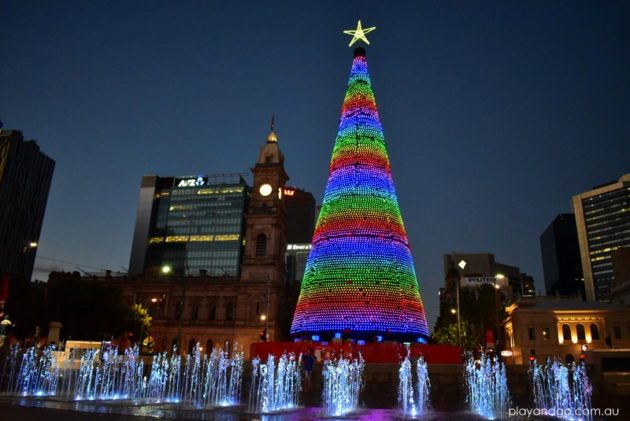 christmas tree adelaide victoria square