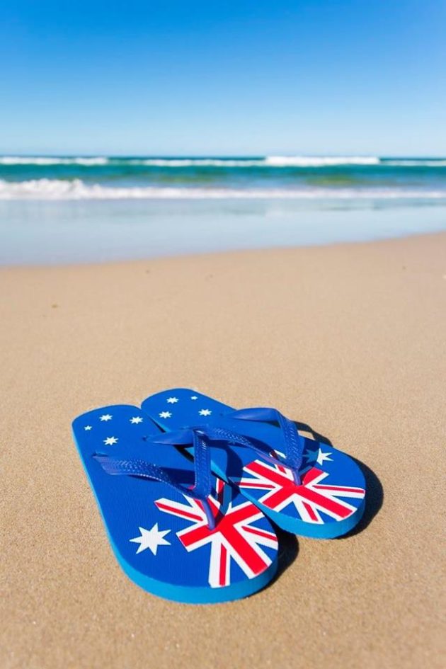 australia day at glenelg