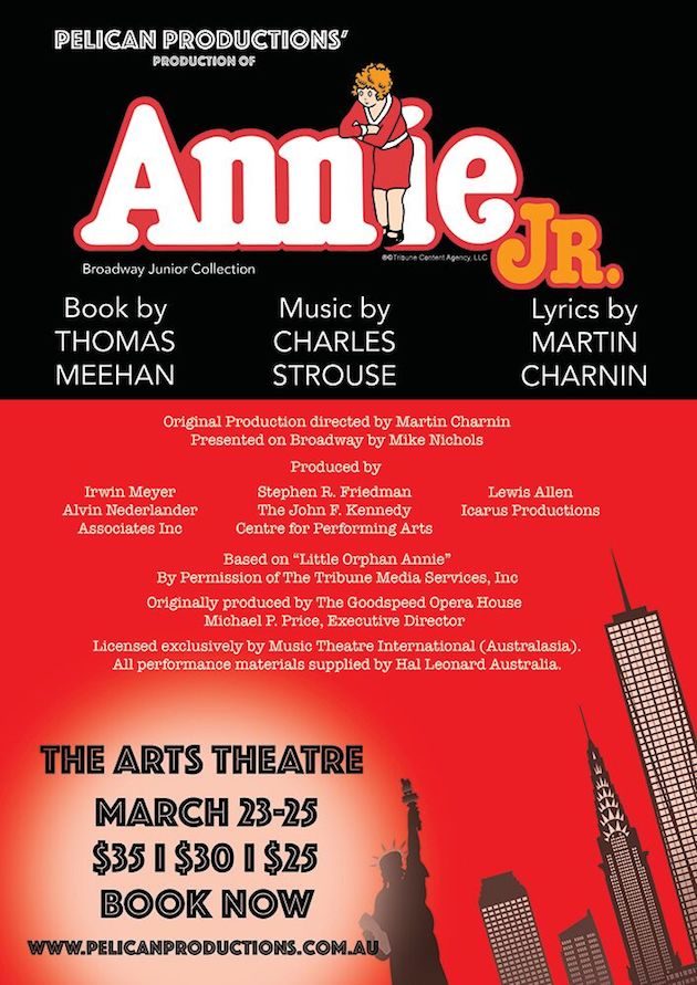 annie jr broadway script