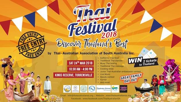 Thai Festival | Torrensville | 24 Mar 2018 - What's on for Adelaide