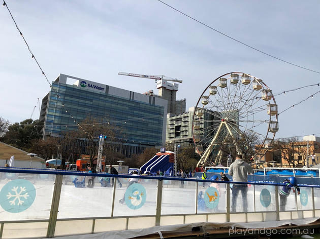 ice skating adelaide rink from outside