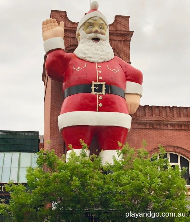 Adelaide's Giant Father Christmas | Adelaide Central Market - Play & Go