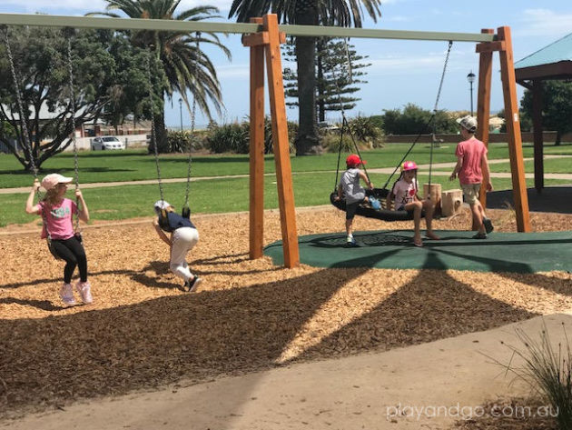 Angus Neill Reserve Seacliff playground review by Susannah Marks