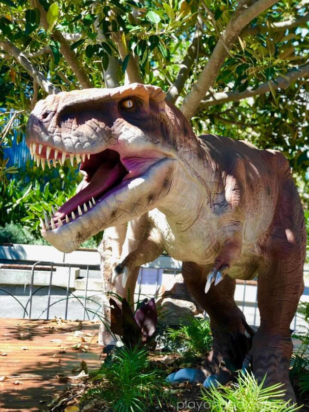 dinosaurs at Adelaide Zoo