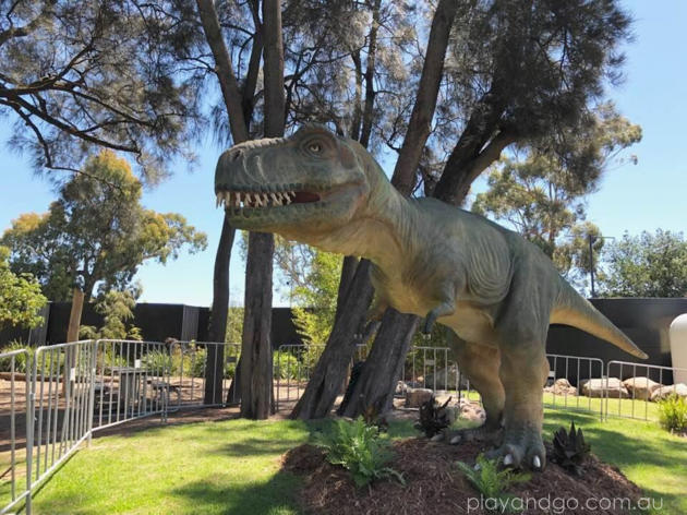 Dinosaurs at Adelaide Zoo