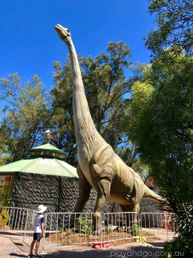Dinosaurs at Adelaide Zoo