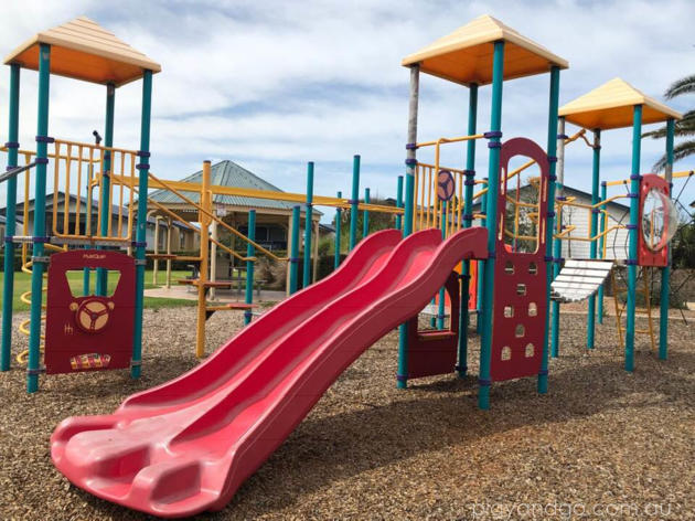 west beach resort playground