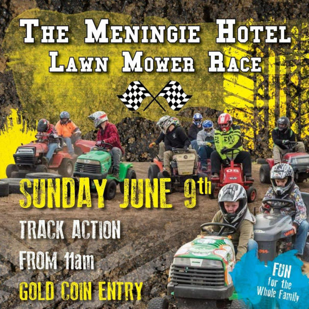 mowers at Meningie poster