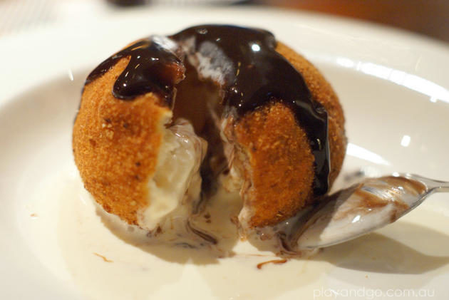 Deep Fried Ice Cream Recipe chocolate