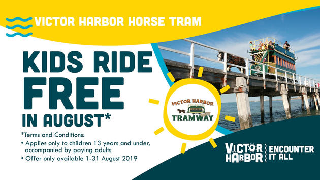 kids free in august victor harbour