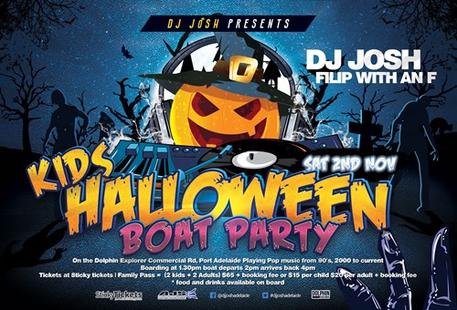 kids halloween boat party