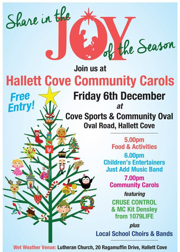 Hallett Cove Community Carols | 6 Dec 2019 - Play & Go AdelaidePlay ...