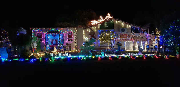 christmas light display