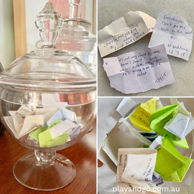 memory happiness jar