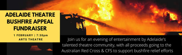 adelaide theatre bushfire appeal