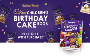 cadbury birthday cake book