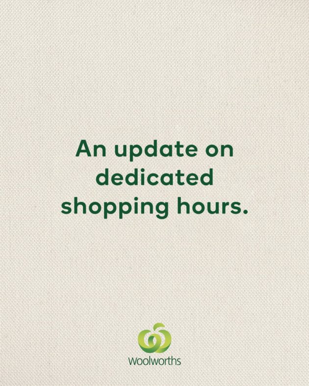 Woolworths shopping hours update