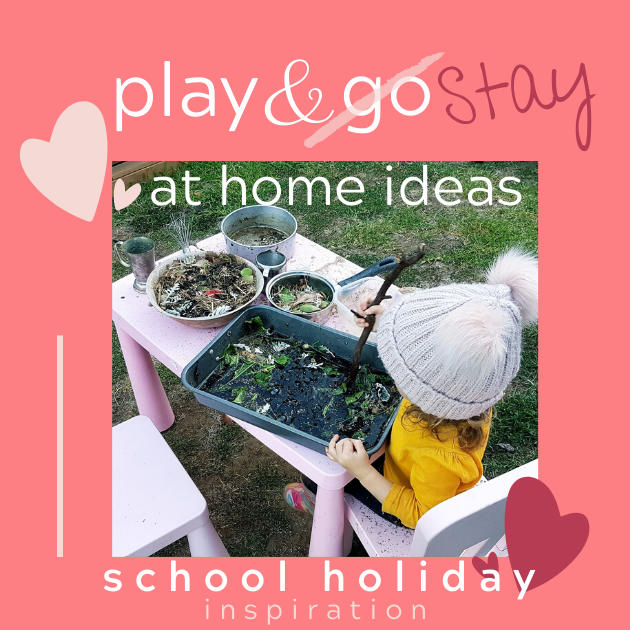 Play & Stay home ideas school holiday