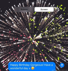 iphone send effects