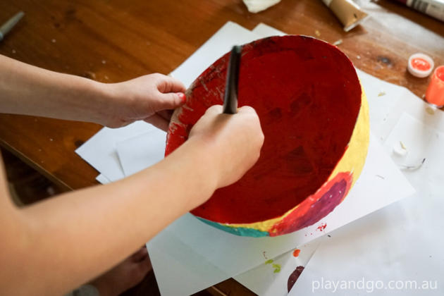 Paper Mache Bowls  Stay at Home Kids Craft Ideas - Play & Go AdelaidePlay  & Go Adelaide