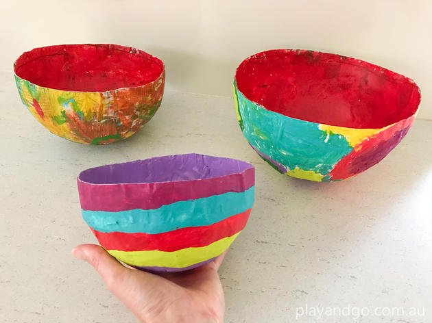 How to Make Paper Mache Bowls