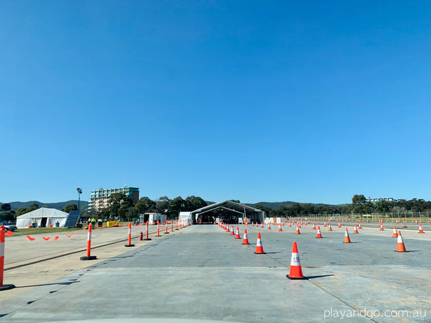 covid testing drive through victoria park