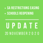 SA Easing of Restrictions
