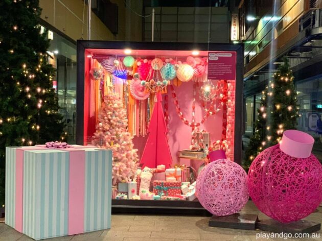 Rundle Mall's LEGO window display this Christmas