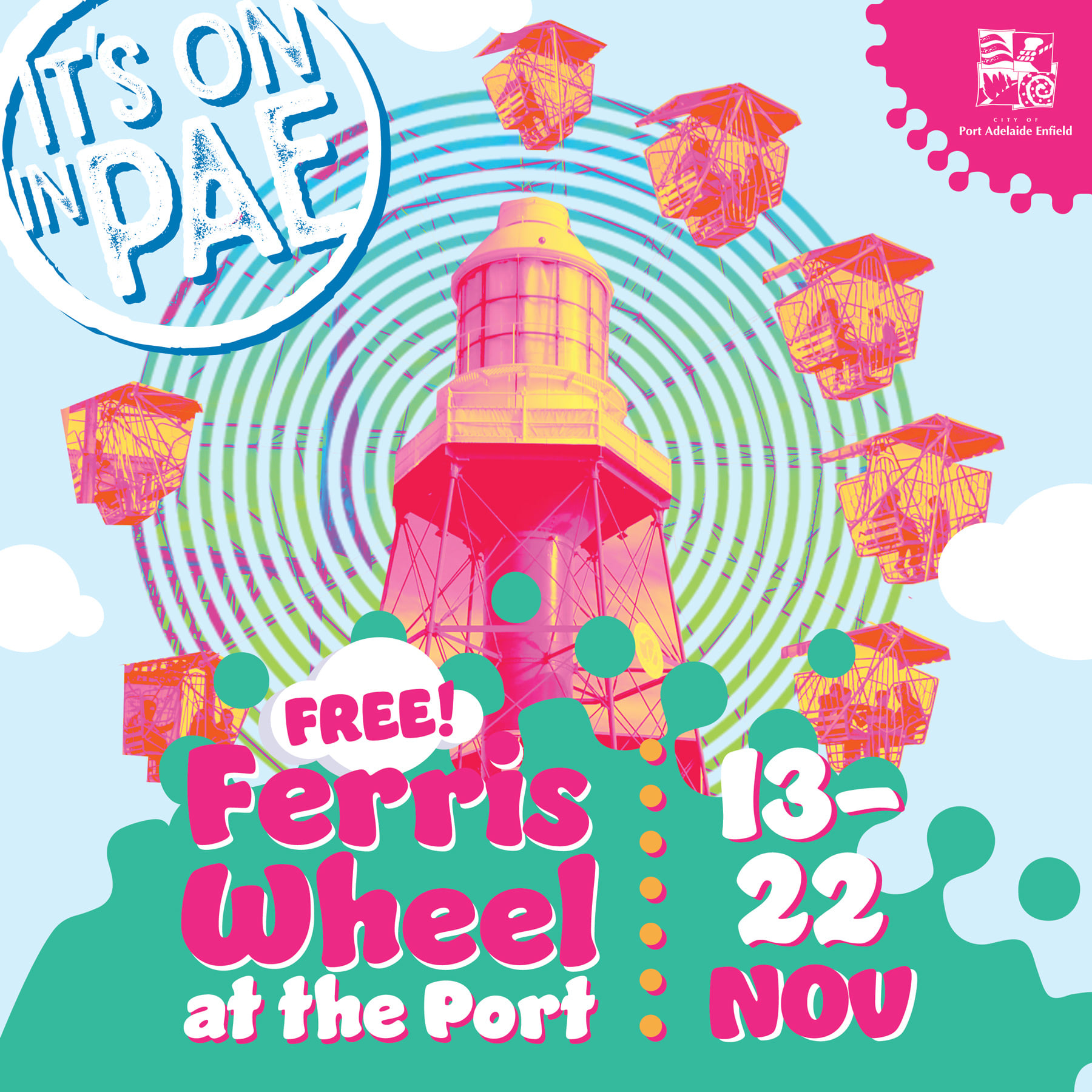 Free Ferris Wheel At The Port 13 22 Nov 2020 What S On For Adelaide Families Kidswhat S On For Adelaide Families Kids