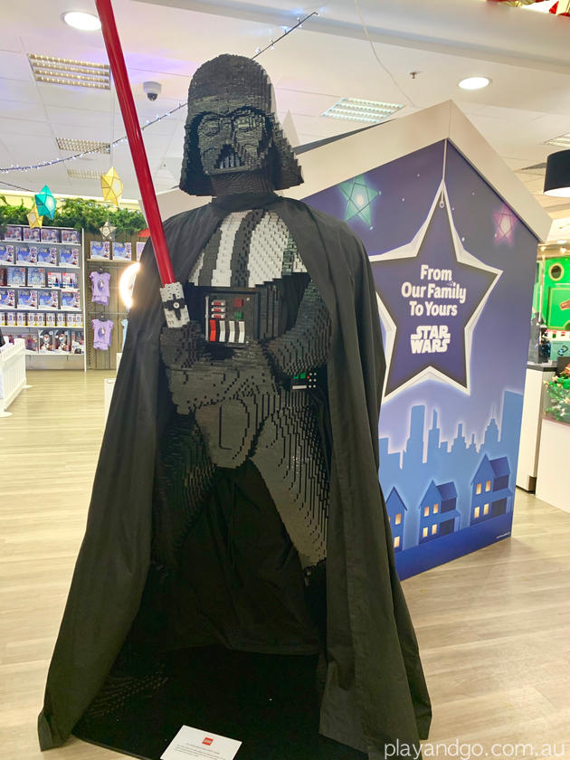 myer santaland disney Star Wars darth Vader