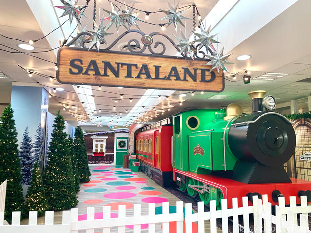 myer santaland train Rundle Mall