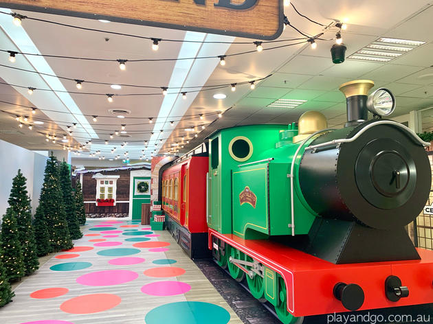 myer santaland train Adelaide