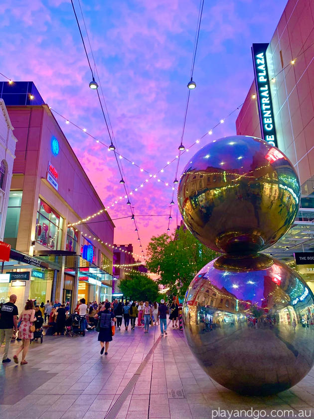 Adelaide Rundle Mall Balls