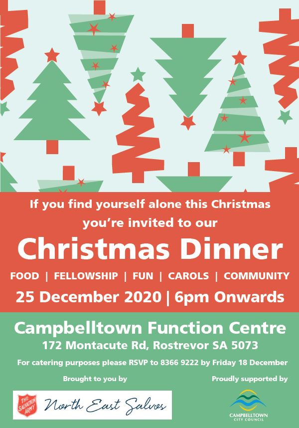 Campbelltown City Council & North East Salvos Christmas Dinner | 25 Dec ...