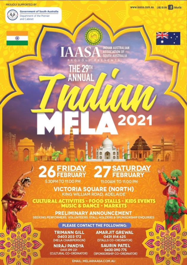 Indian Mela Victoria Square 26 And 27 Feb 2021 Play And Go