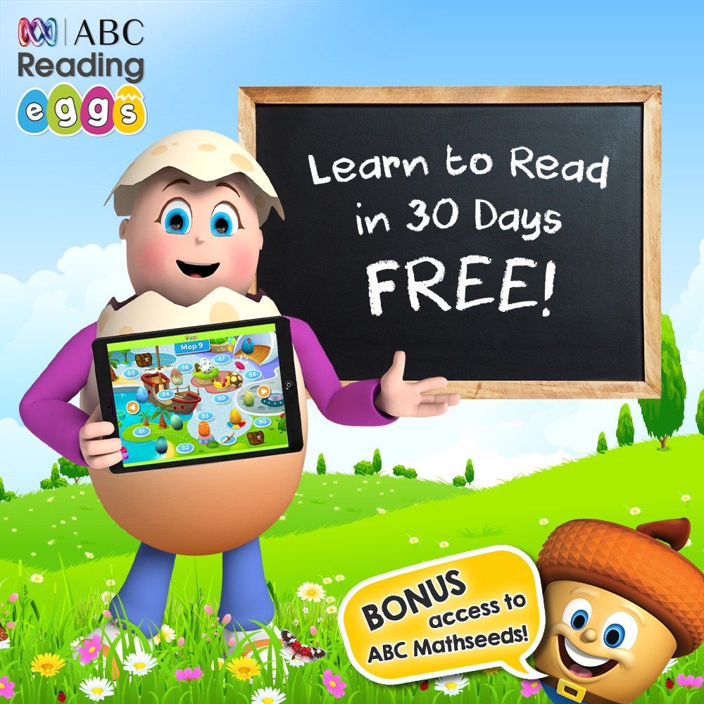 30 Day Free Trial | ABC Reading Eggs - Play & Go AdelaidePlay & Go Adelaide