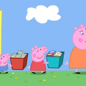 peppa pig recycling