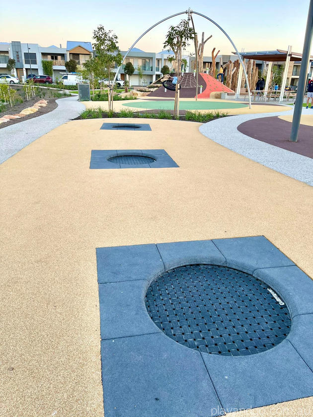 Lightsview Playground trampolines