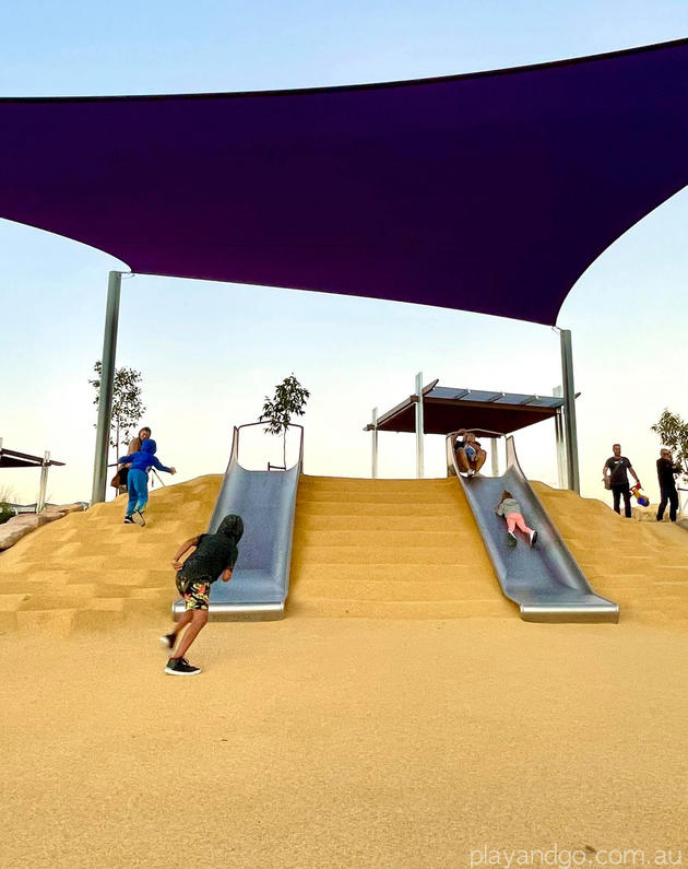 Lightsview Playground twin slides