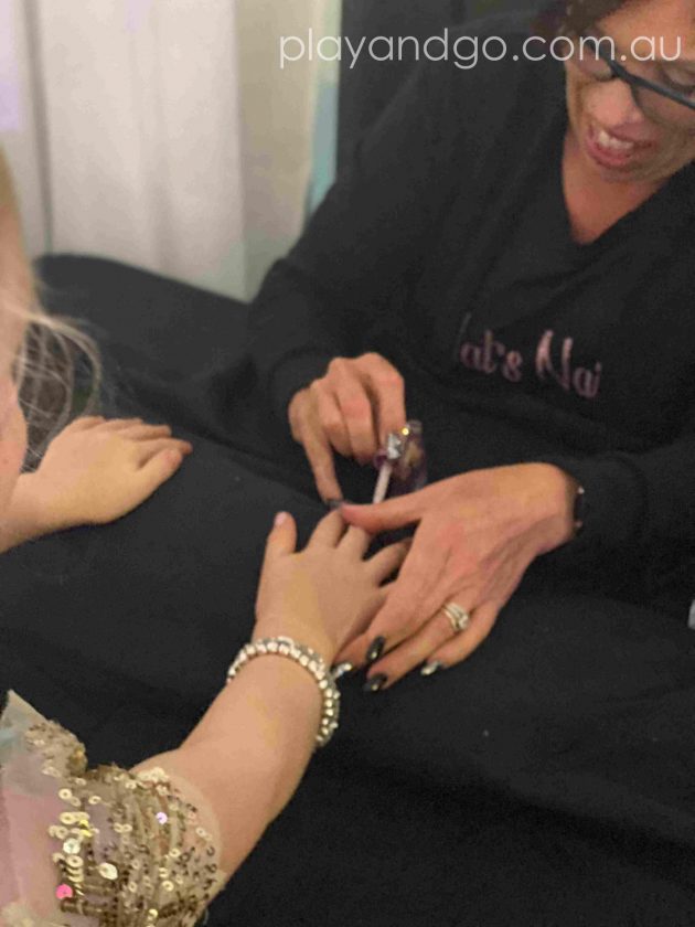 The Nail Bar at The Royal Princess Ball Image Credit Susannah Marks