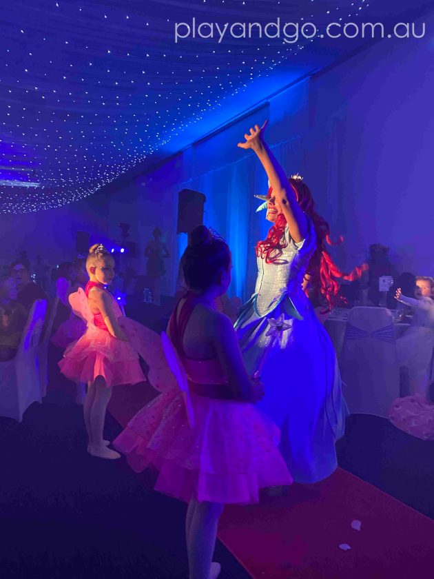 The princess arrive at The Royal Princess Ball Image Credit Susannah Marks