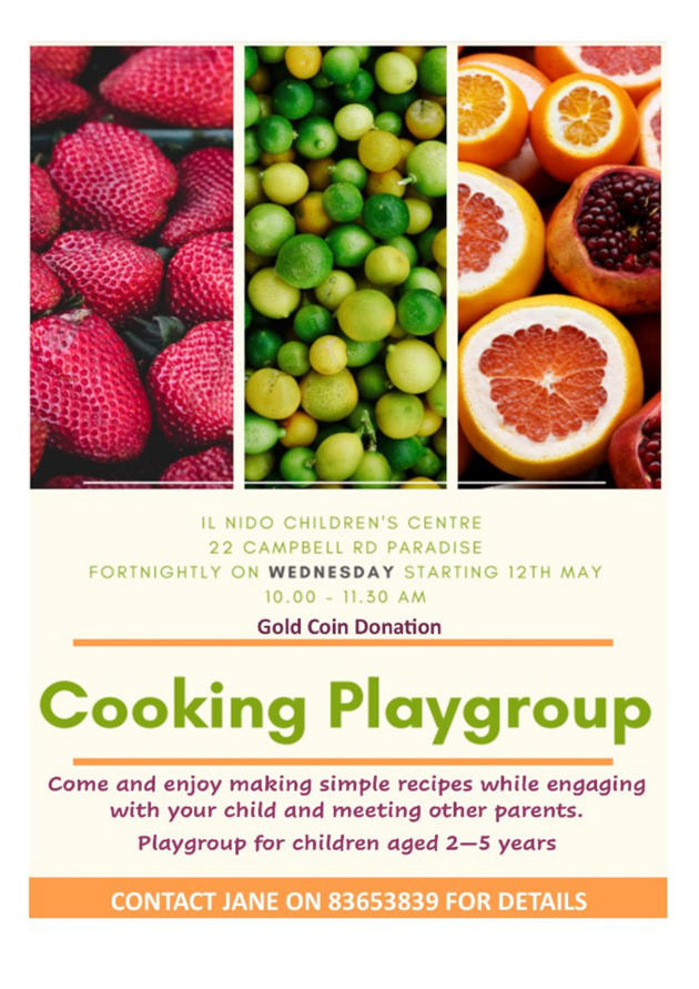 cooking playgroup