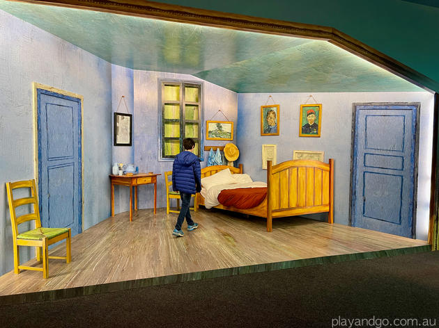 Van Gogh Alive Adelaide bedroom