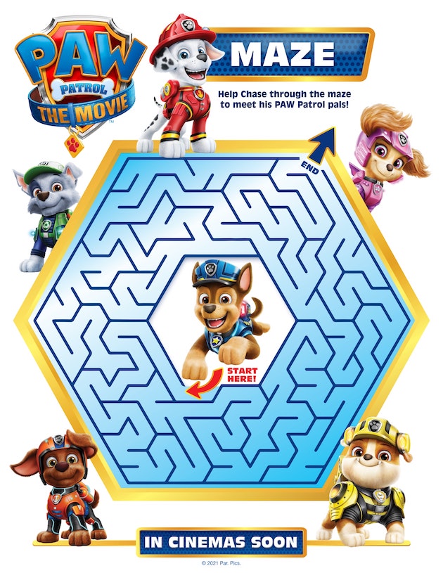 Paw Patrol Activity Sheets Print Play Play Go AdelaidePlay Go